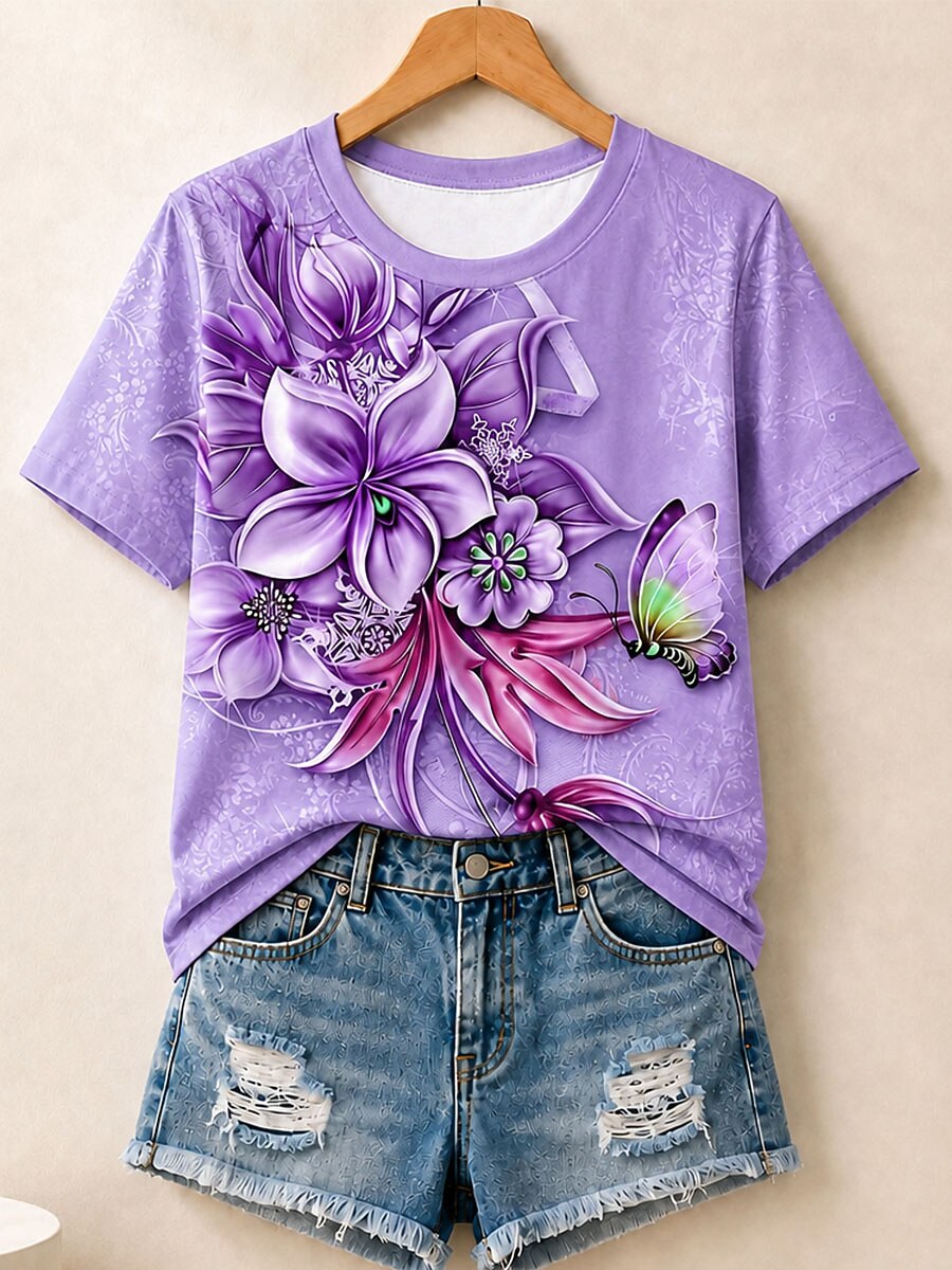 Field Wildflower Meadow - Life Stories Cotton Tee