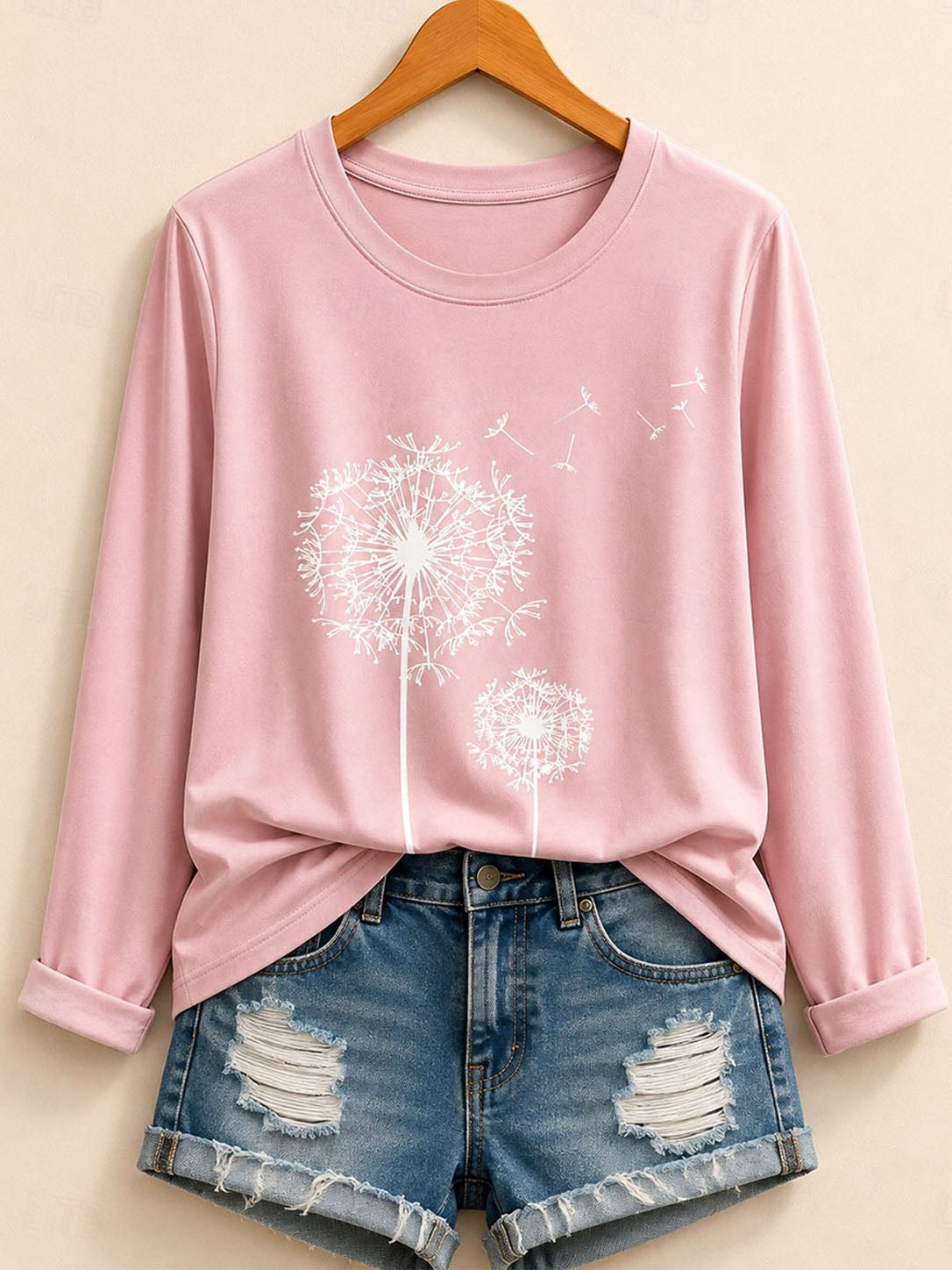Classic Botanical - Cotton Tee Long Sleeve