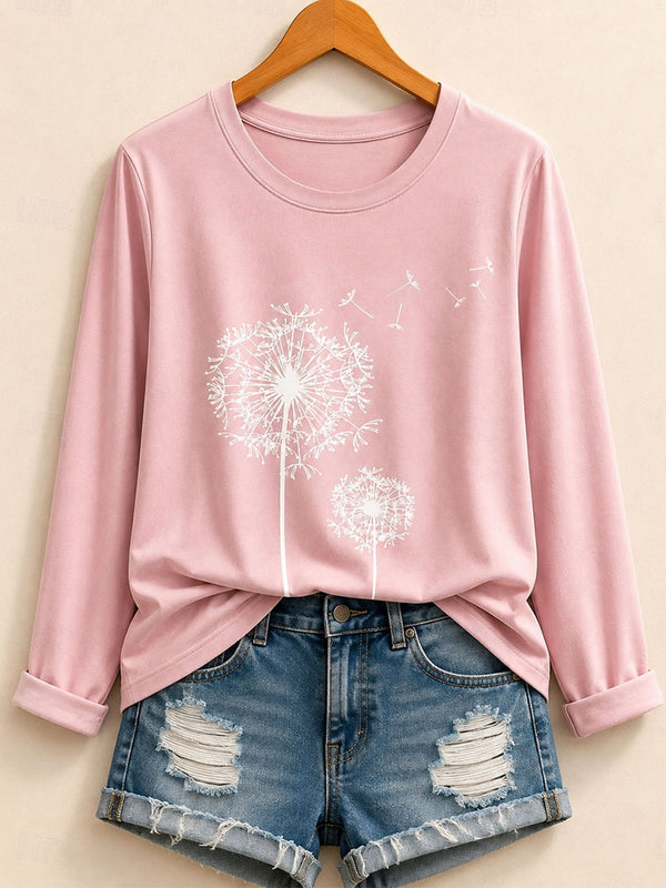 Classic Botanical - Cotton Tee Long Sleeve