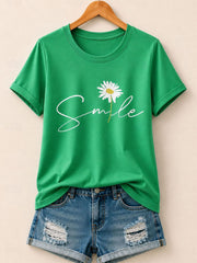 Smile Daisy - Flora Cotton Tee