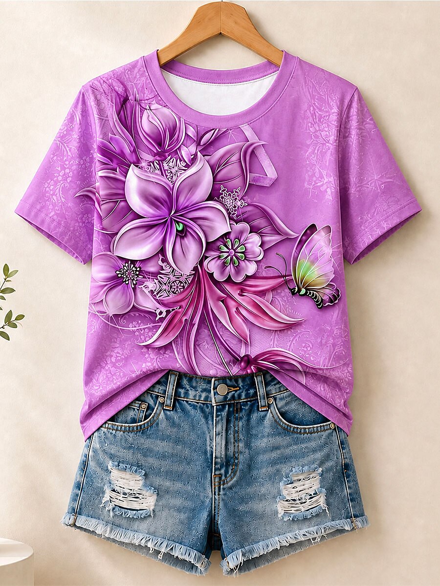 Field Wildflower Meadow - Life Stories Cotton Tee