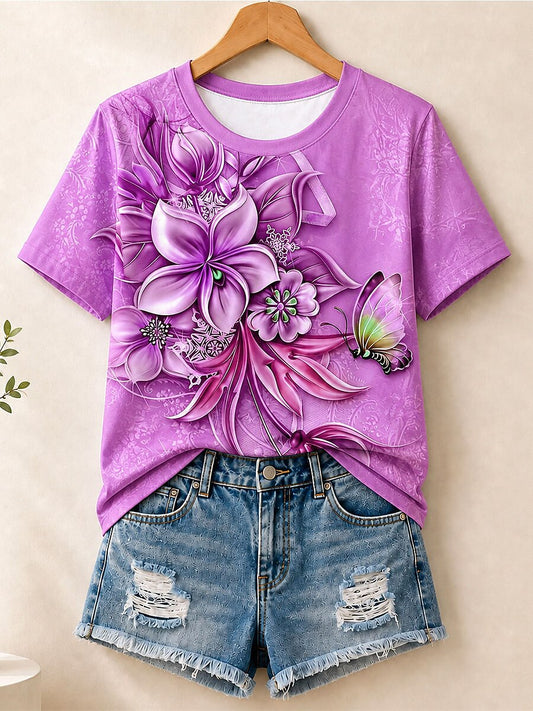 Field Wildflower Meadow - Life Stories Cotton Tee
