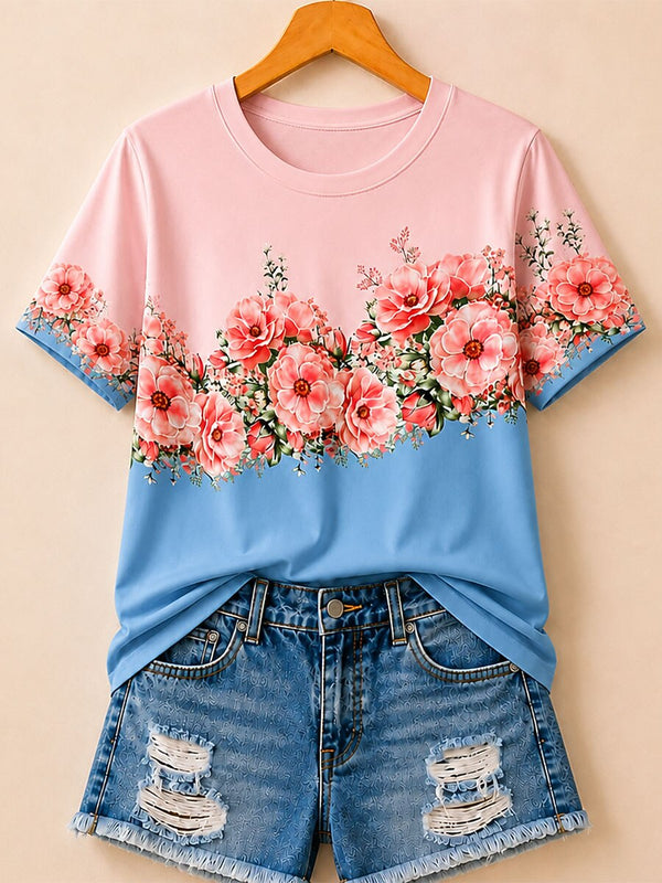Rose Border Garden - Flora Cotton Tee