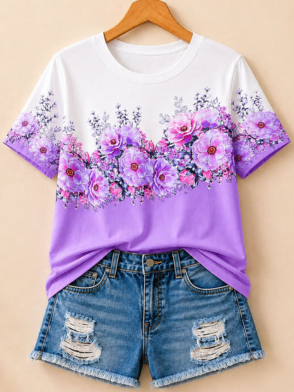 Meadow Wildflower Garden - Life Stories Cotton Tee