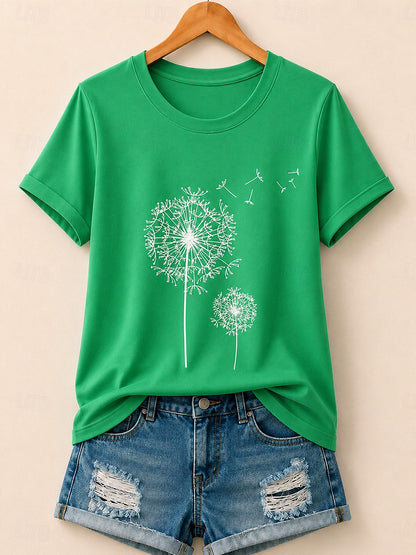 Dandelions In The Wind - Life Stories Cotton Tee