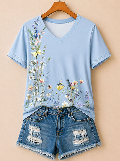 Musical Garden Botanicals - Life Stories Cotton Tee