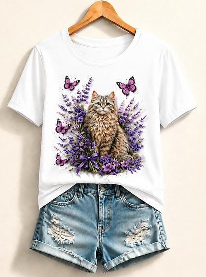 Waldtiere – Naturgeschichte Baumwoll-T-Shirt