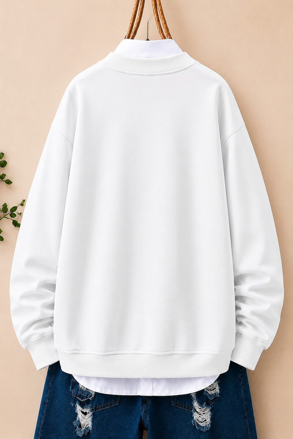 Wildflowers With Botanical Stems women's sweatshirts - product image 2