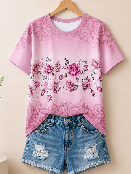 Relaxed Summer Story - Life Stories Cotton Tee