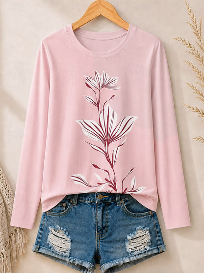 Botanical Leaf Line Art women's t-shirts - product image 6