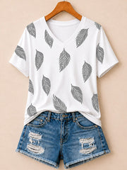 Fern Leaf Pattern - Life Stories Cotton Tee