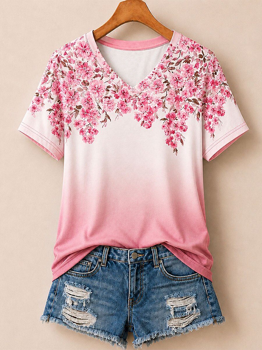 Artistic Botanical Panel - Life Stories Cotton Tee