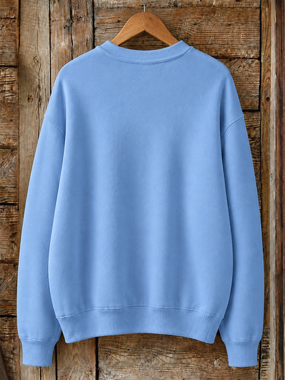 Scatter Kindness With Dandelion - Life Stories Cotton Blend Sweatshirt