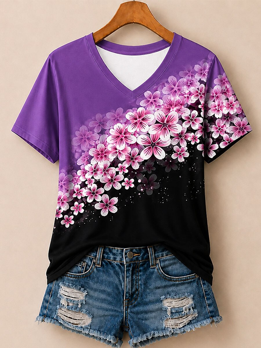 Spring Botanical Panel - Life Stories Cotton Tee