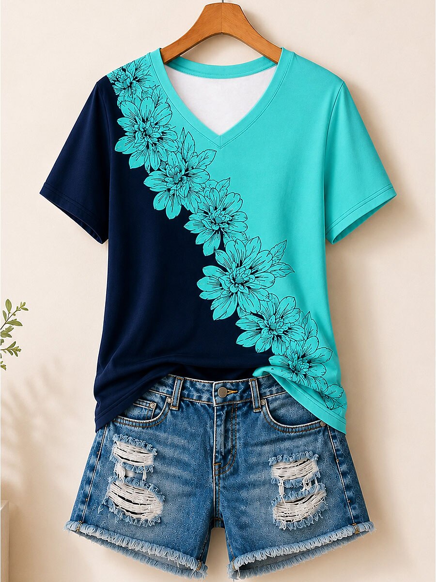 Vintage Botanical Panel - Life Stories Cotton Tee