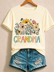 Garden Floral Graphic - Flora Cotton Tee