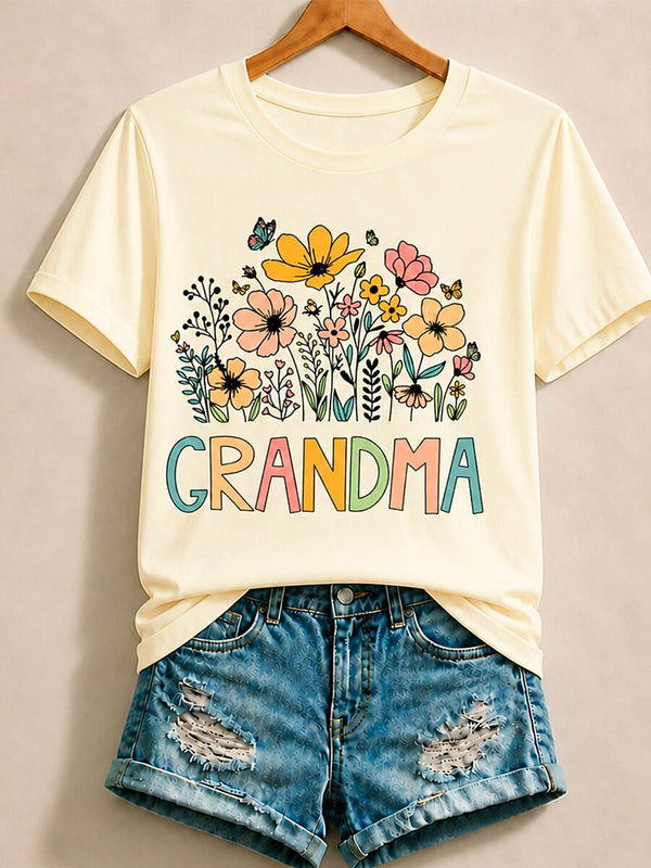 Garden Floral Graphic - Flora Cotton Tee
