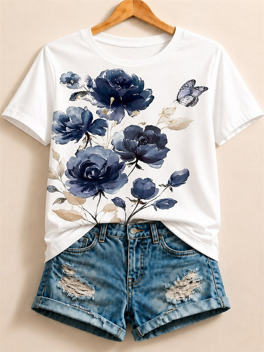 Open Wildflower Garden - Life Stories Cotton Tee