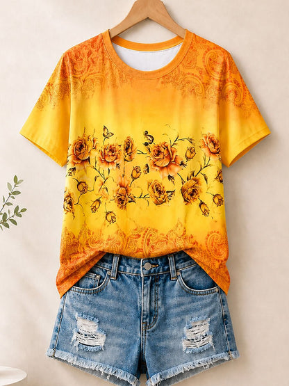 Relaxed Summer Story - Life Stories Cotton Tee