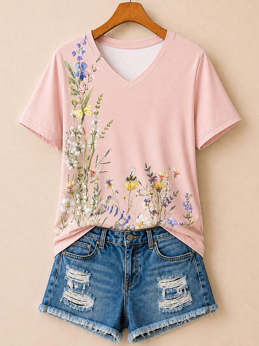 Musical Garden Botanicals - Life Stories Cotton Tee