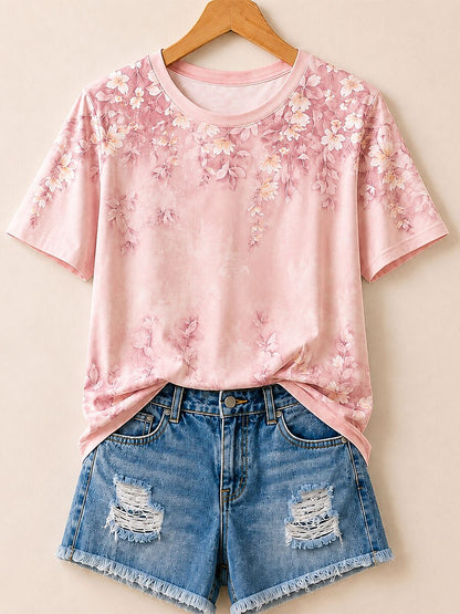 Decorative Wildflowers - Life Stories Cotton Tee