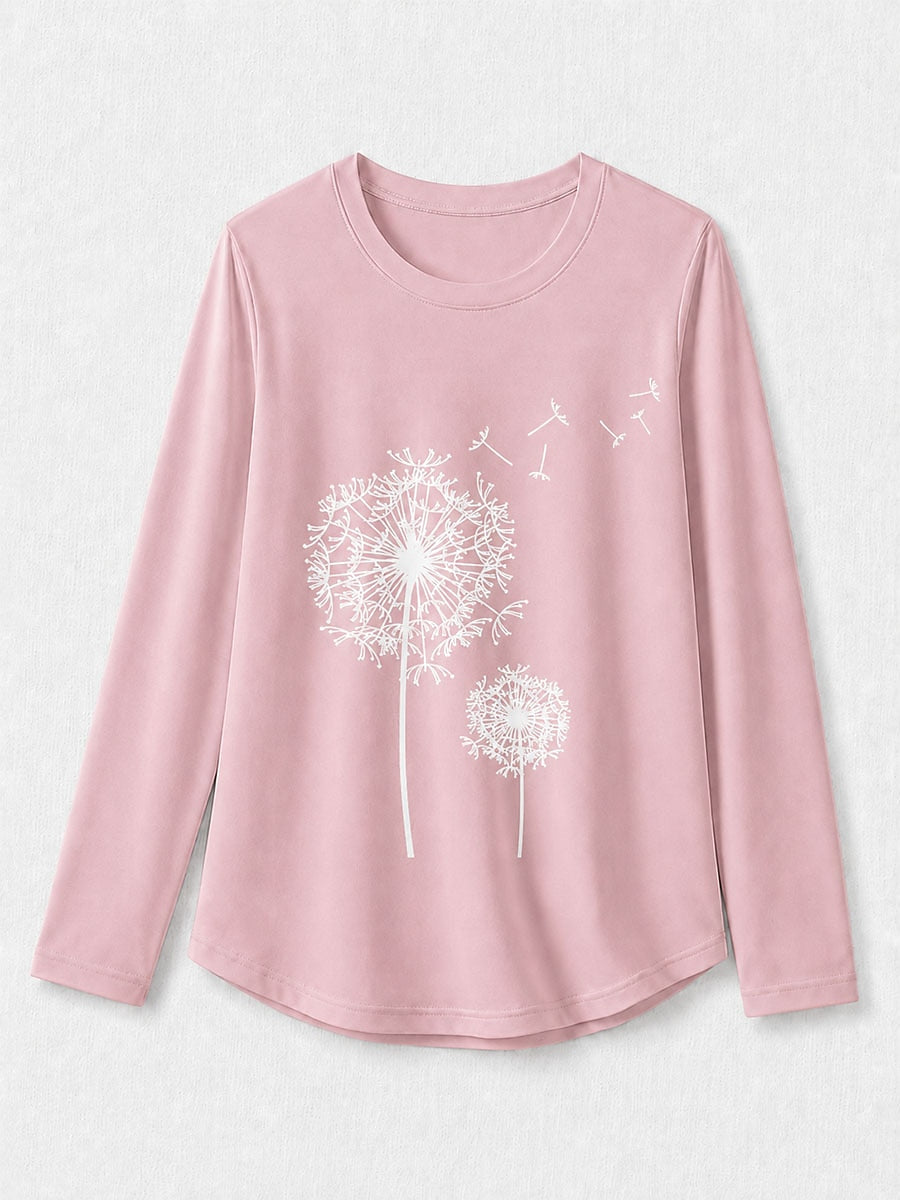 Multicolor Cotton Tee in Blue