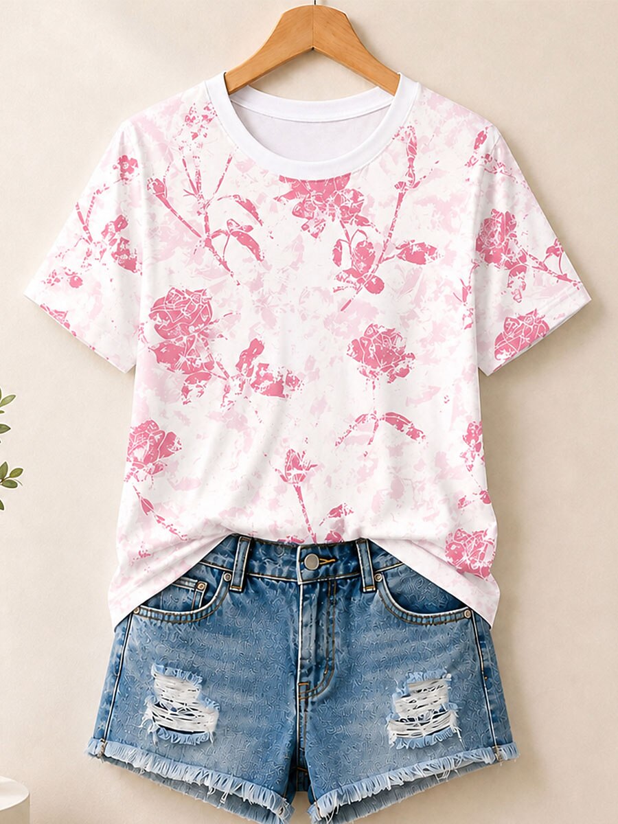 Vintage Wildflower Bouquet - Life Stories Cotton Tee