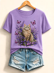 Waldtiere – Naturgeschichte Baumwoll-T-Shirt