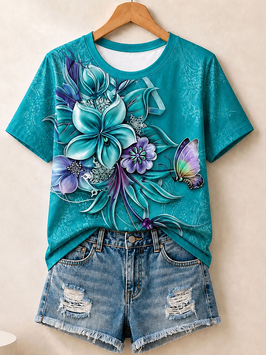 Field Wildflower Meadow - Life Stories Cotton Tee