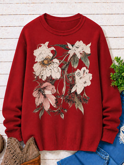 Vintage Blossoms With Butterfly women's sweatshirts - product image 5