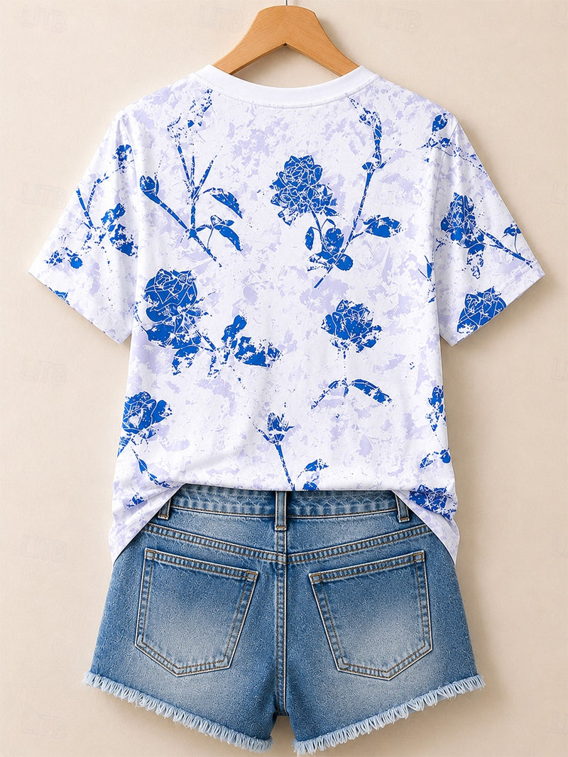 Vintage Wildflower Bouquet - Life Stories Cotton Tee