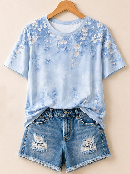 Decorative Wildflowers - Life Stories Cotton Tee