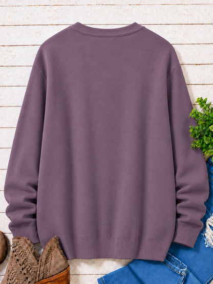 Ornamental Sunflower And Leaves women's sweatshirts - product image 3