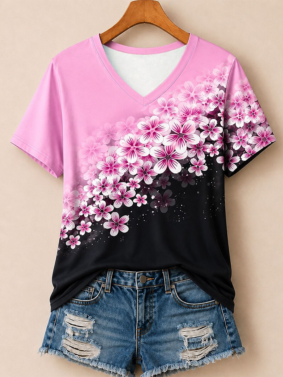 Spring Botanical Panel - Life Stories Cotton Tee