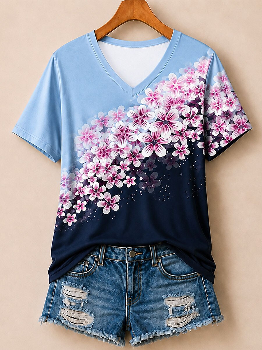 Spring Botanical Panel - Life Stories Cotton Tee
