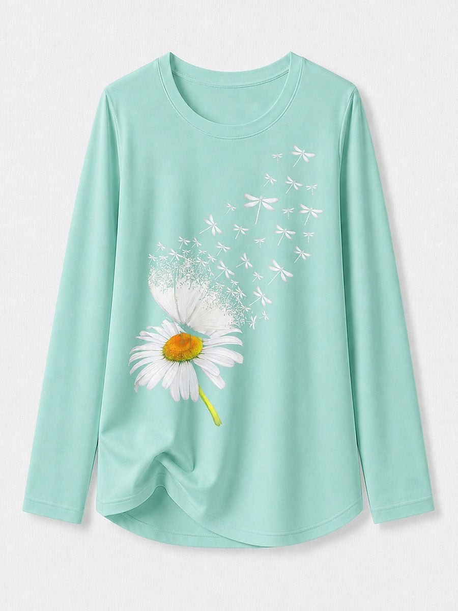 Multicolor Classic Cotton Tee in Blue